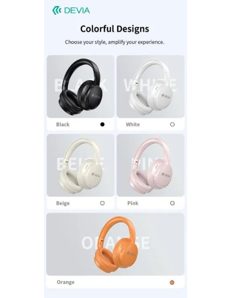 DEVIA AURICULAR BLUETOOTH LITE1 BLANCO
