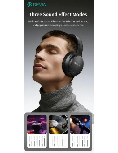 DEVIA AURICULAR BLUETOOTH LITE1 NEGRO