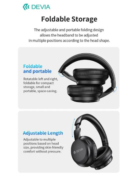 DEVIA AURICULAR BLUETOOTH LITE1 NEGRO