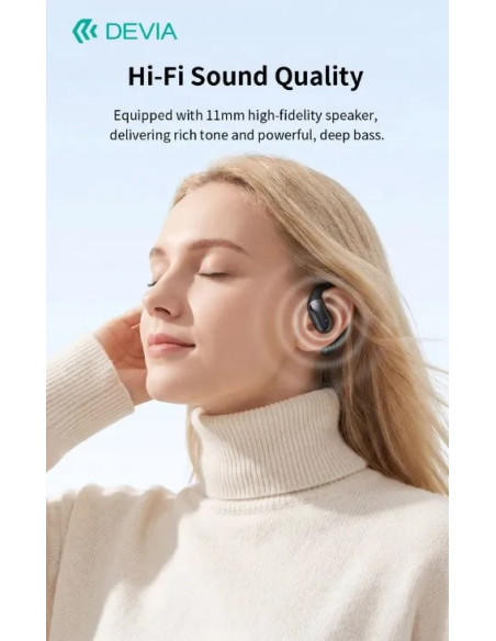 DEVIA AURICULAR BLUETOOTH OWS LITE3 DORADO