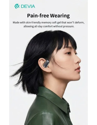 DEVIA AURICULAR BLUETOOTH OWS LITE3 DORADO