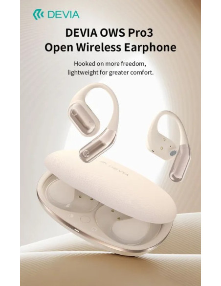 DEVIA AURICULAR BLUETOOTH OWS PRO3 ENC NEGRO