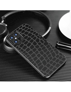 DEVIA CARCASA LEATHER IPHONE 12 MINI NEGRO