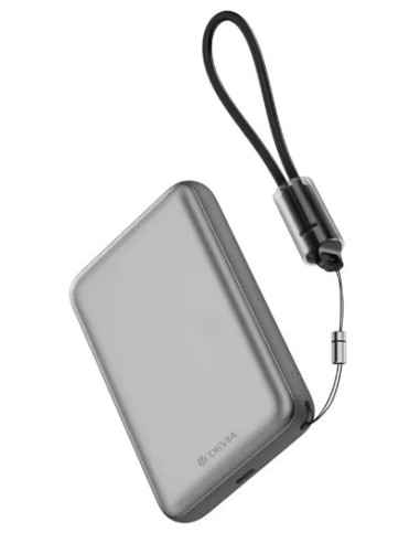 DEVIA BATERIA AUXILIAR MAGSAFE ULTRA12 PD 22.5w 10000mAh GRIS