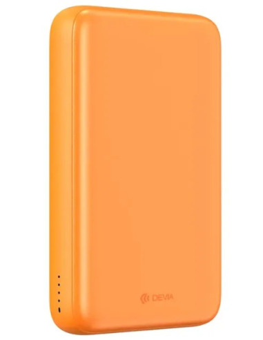 DEVIA BATERIA AUXILIAR MAGSAFE ULTRA12 PD22.5w 10000mAh NARANJA