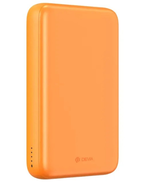 DEVIA BATERIA AUXILIAR MAGSAFE ULTRA12 PD22.5w 10000mAh NARANJA