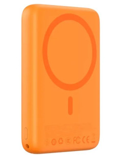 DEVIA BATERIA AUXILIAR MAGSAFE ULTRA12 PD22.5w 10000mAh NARANJA 2