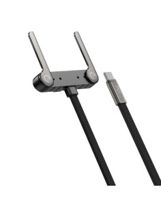 DEVIA CABLE TIPO C A TIPO C 240w 1.5m CON SOPORTE