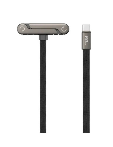 DEVIA CABLE TIPO C A TIPO C 240w 1.5m CON SOPORTE