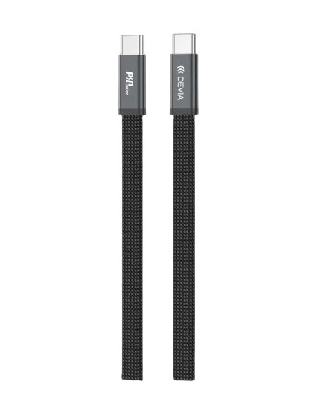 DEVIA CABLE ULTRA3 TIPO C-C 240w TEJIDO METALICO 1.5m. NEGRO