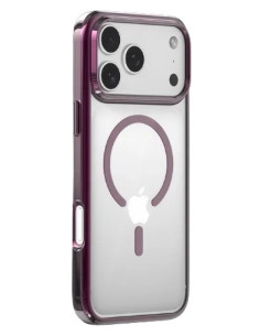 DEVIA CARCASA GLIMMER MAGNETIC IPHONE 18 PRO MAX/17 PRO MAX BURDEOS