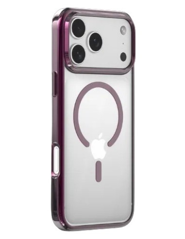 DEVIA CARCASA GLIMMER MAGNETIC IPHONE 18 PRO MAX/17 PRO MAX BURDEOS