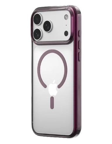 DEVIA CARCASA GLIMMER MAGNETIC IPHONE 18 PRO MAX/17 PRO MAX BURDEOS