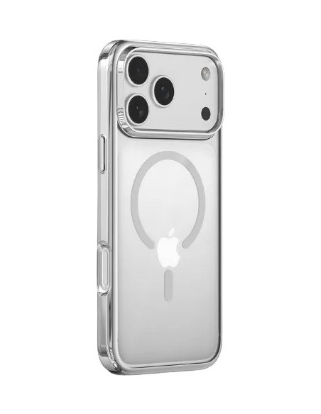 DEVIA CARCASA GLIMMER MAGNETIC IPHONE 18 PRO MAX/17 PRO MAX PLATA