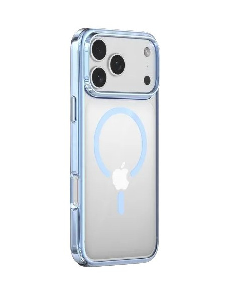DEVIA CARCASA GLIMMER MAGNETIC IPHONE 18 PRO/17 PRO AZUL GLACIAL