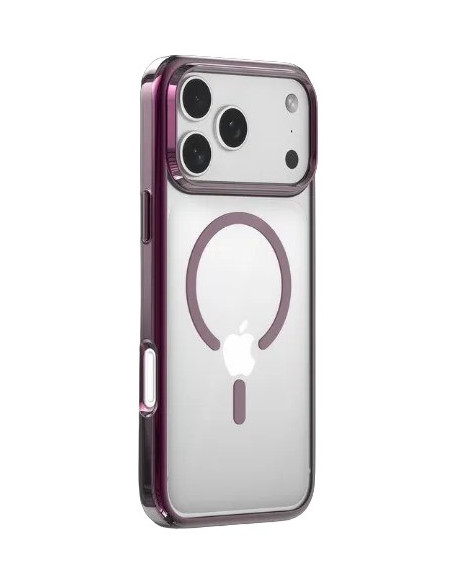 DEVIA CARCASA GLIMMER MAGNETIC IPHONE 18 PRO/17 PRO BURDEOS