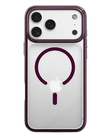 DEVIA CARCASA GLIMMER MAGNETIC IPHONE 18 PRO/17 PRO BURDEOS