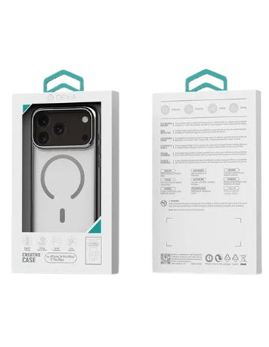 DEVIA CARCASA GLIMMER MAGNETIC IPHONE 18 PRO/17 PRO NEGRO