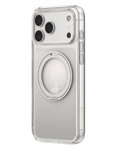 DEVIA CARCASA MAGNETIC SOPORTE GIRATORIO IPHONE 18 PRO MAX TRANSPARENTE