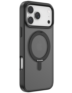 DEVIA CARCASA MAGNETIC SOPORTE GIRATORIO IPHONE 17 NEGRO