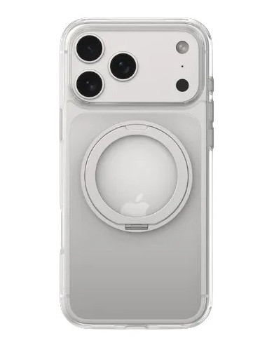 DEVIA CARCASA MAGNETIC SOPORTE GIRATORIO IPHONE 18 PRO TRANSPARENTE