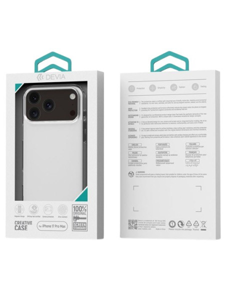 DEVIA CARCASA SHOCKPROOF IPHONE 18 PRO MAX/17 PRO MAX