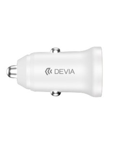 DEVIA CARGADOR COCHE USBc 30W BLANCO 2