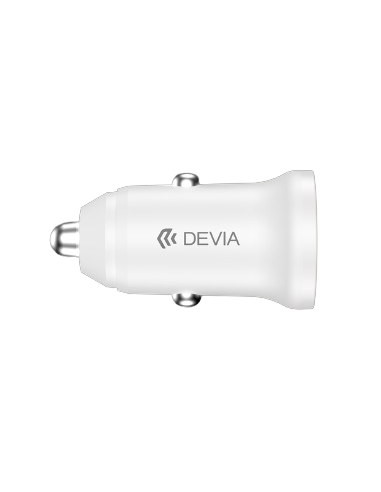 DEVIA CARGADOR COCHE USBc 30W BLANCO