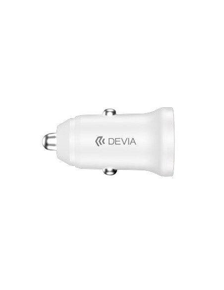 DEVIA CARGADOR COCHE USBc 30W BLANCO