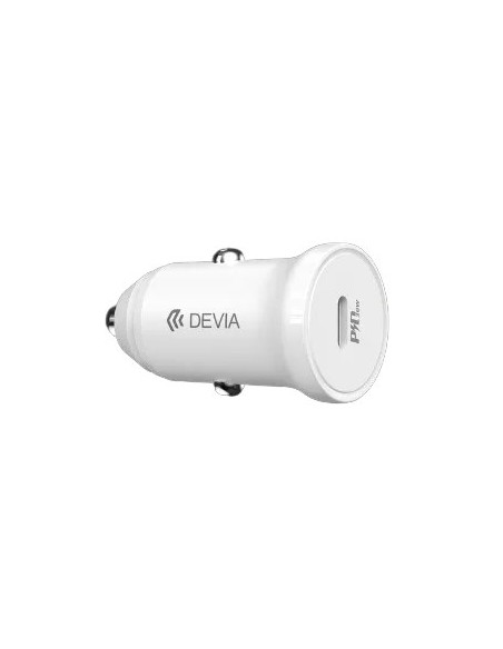DEVIA CARGADOR COCHE USBc 30W BLANCO