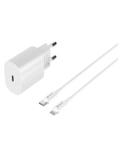 DEVIA CARGADOR ROCKET PD 20W + CABLE C-LIGHTNING BLANCO 2