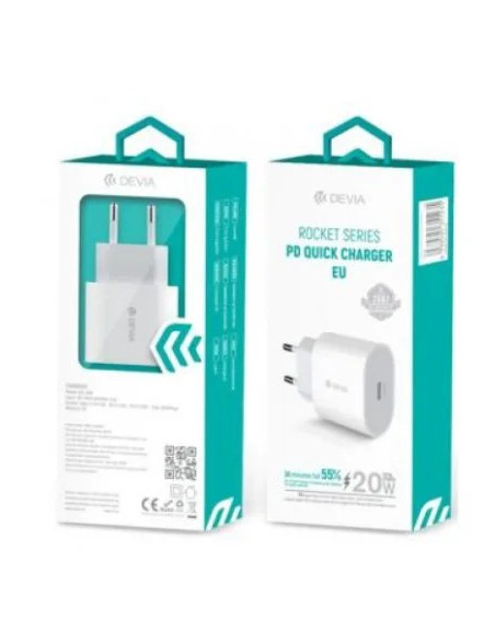 DEVIA CARGADOR SMART PD TIPO C 20w