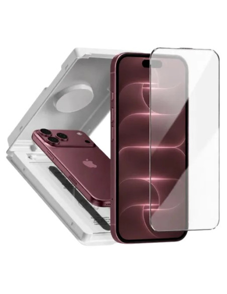 DEVIA CRISTAL TEMPLADO CON APLICADOR IPHONE 18 PRO MAX/17 PRO MAX