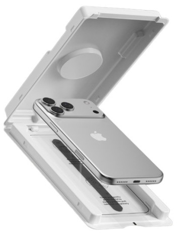DEVIA CRISTAL TEMPLADO CON APLICADOR IPHONE 18 PRO MAX/17 PRO MAX