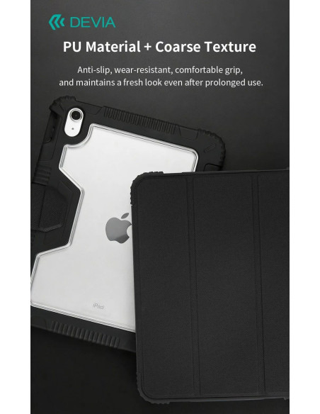 DEVIA FUNDA ELEGUARD IPAD AIR 11"(M4/M3) /AIR 10,9"(4/5) /PRO 11" (4/3/2) NEGRO