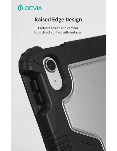 DEVIA FUNDA ELEGUARD IPAD AIR 13"(M4/M3) /AIR 13" (2024) NEGRO