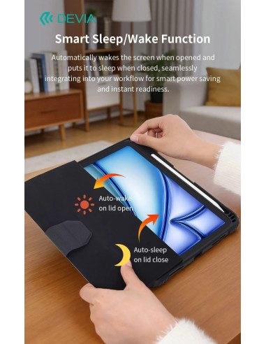 DEVIA FUNDA ELEGUARD IPAD PRO 11" (M5/M4) NEGRO