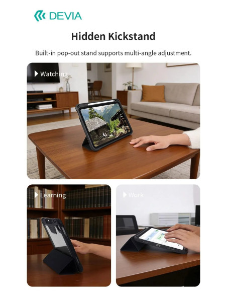 DEVIA FUNDA ELEGUARD IPAD PRO 11" (M5/M4) NEGRO
