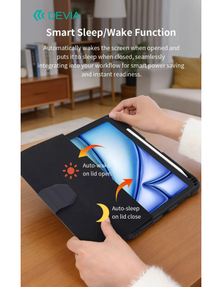 DEVIA FUNDA ELEGUARD IPAD PRO 13" (M5/M4) NEGRO