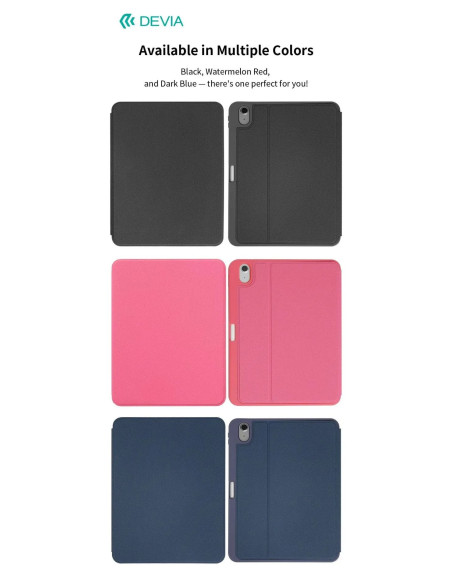 DEVIA FUNDA JUSTYLE IPAD AIR 11"(M4/M3) /AIR 10,9"(4/5) /PRO 11" (4/3/2) NEGRO