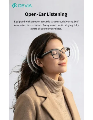 DEVIA GAFAS INTELIGENTES IA ULTRA1 NEGRO