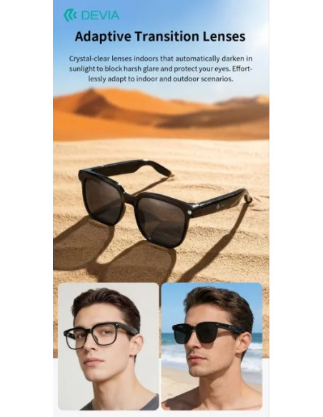 DEVIA GAFAS INTELIGENTES IA ULTRA1 NEGRO