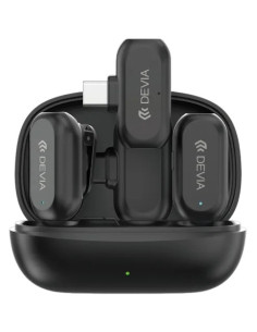 DEVIA MICROFONO INALAMBRICO 2 EN 1 TIPO C + ADAPTADOR LIGHTNING
