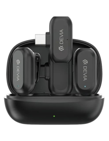 DEVIA MICROFONO INALAMBRICO 2 EN 1 TIPO C + ADAPTADOR LIGHTNING