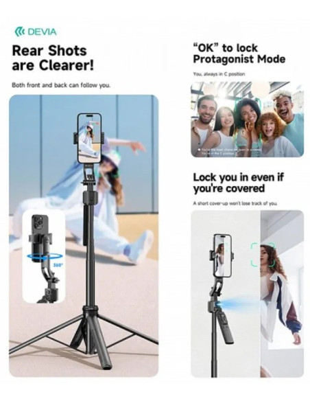 DEVIA PALO SELFIE FACE TRACKING IA/ MANDO