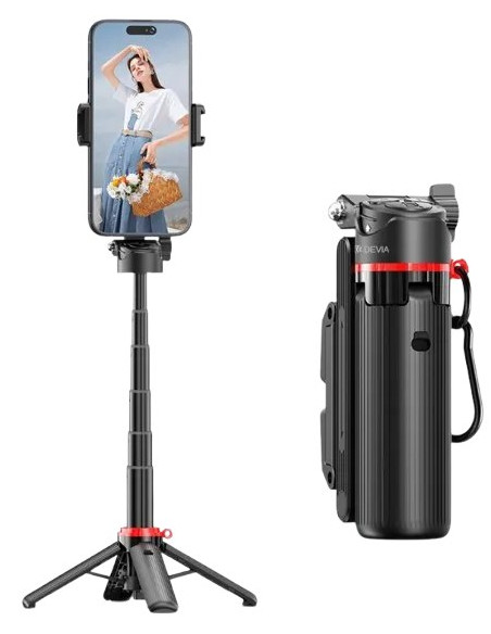 DEVIA PALO SELFIE PRO2 MANDO/TRÍPODE/GRIP MÓVIL/STAND