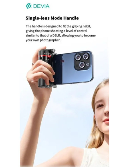 DEVIA PALO SELFIE PRO2 MANDO/TRÍPODE/GRIP MÓVIL/STAND