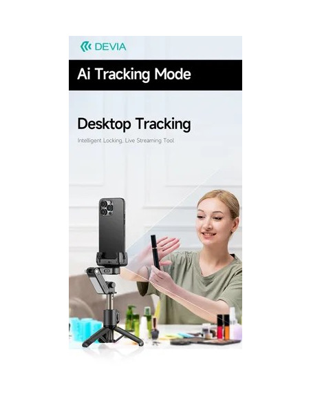 DEVIA PALO SELFIE ULTRA 1 FACE TRACKING IA / GIMBALL / MANDO