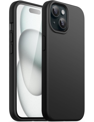 DEVIA CARCASA NATURE IPHONE 15 PLUS NEGRO