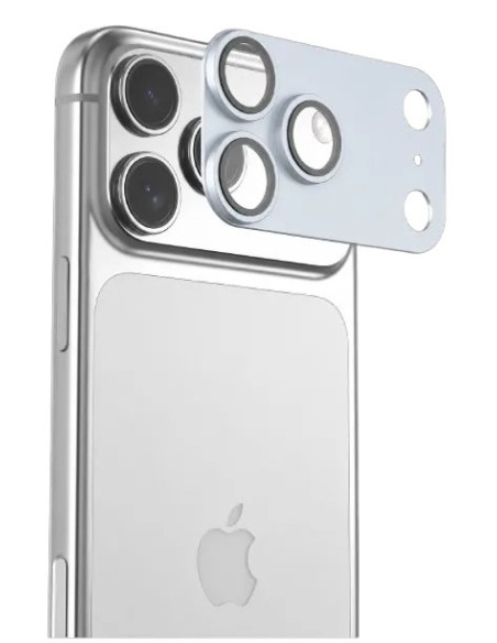 DEVIA PROTECTOR CAMARA IPHONE 18 PRO AZUL GLACIAL